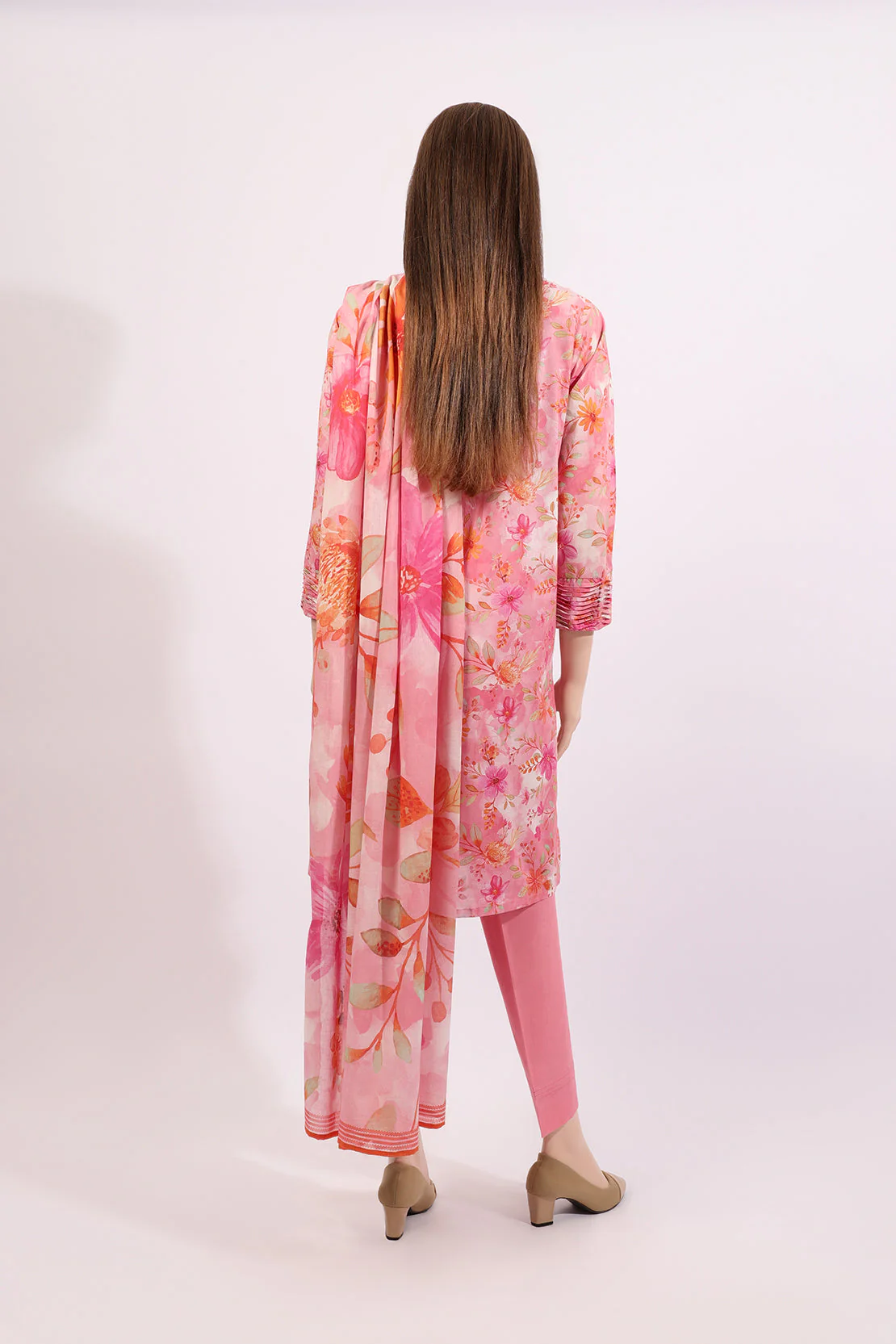 Unstitched Printed Lawn Shirt - Image 2