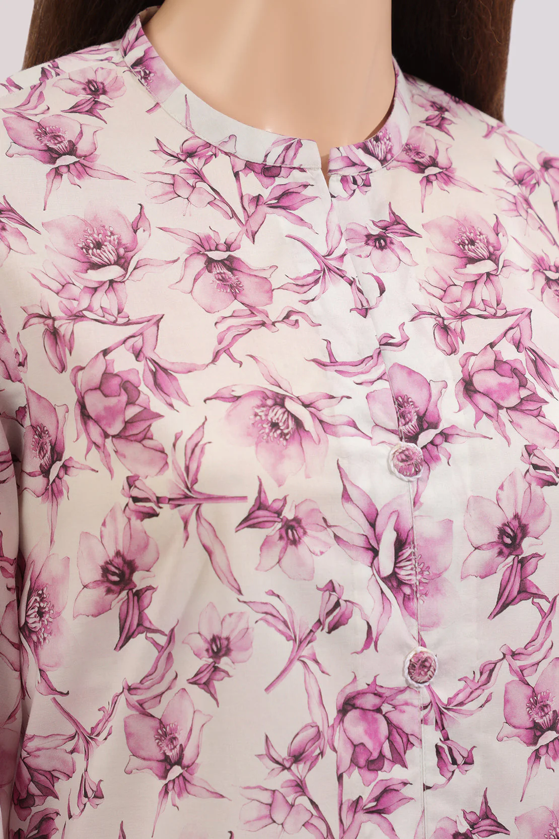 Unstitched Printed Lawn Shirt - Image 3