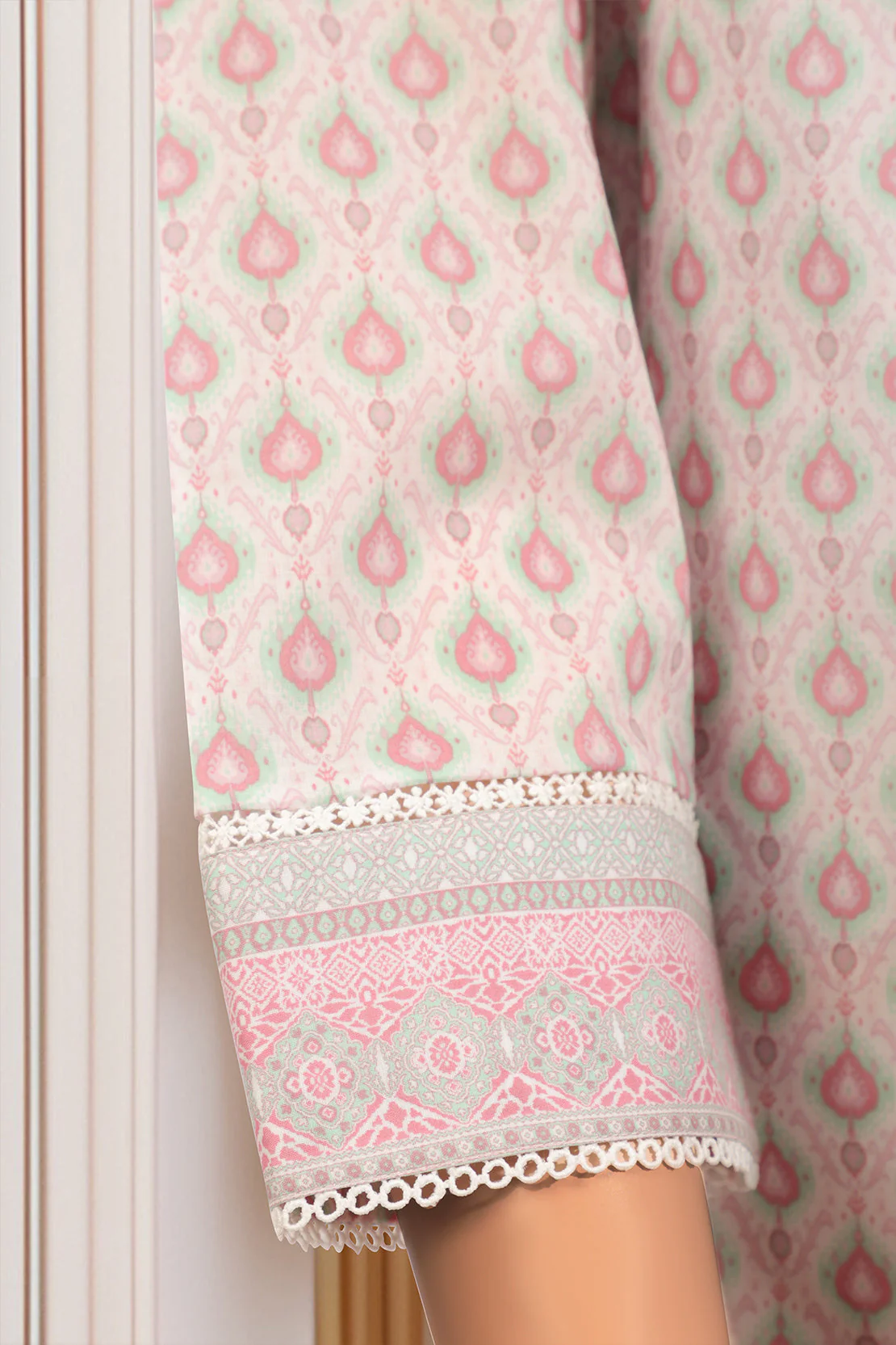 Unstitched Printed  Lawn Shirt - Image 2