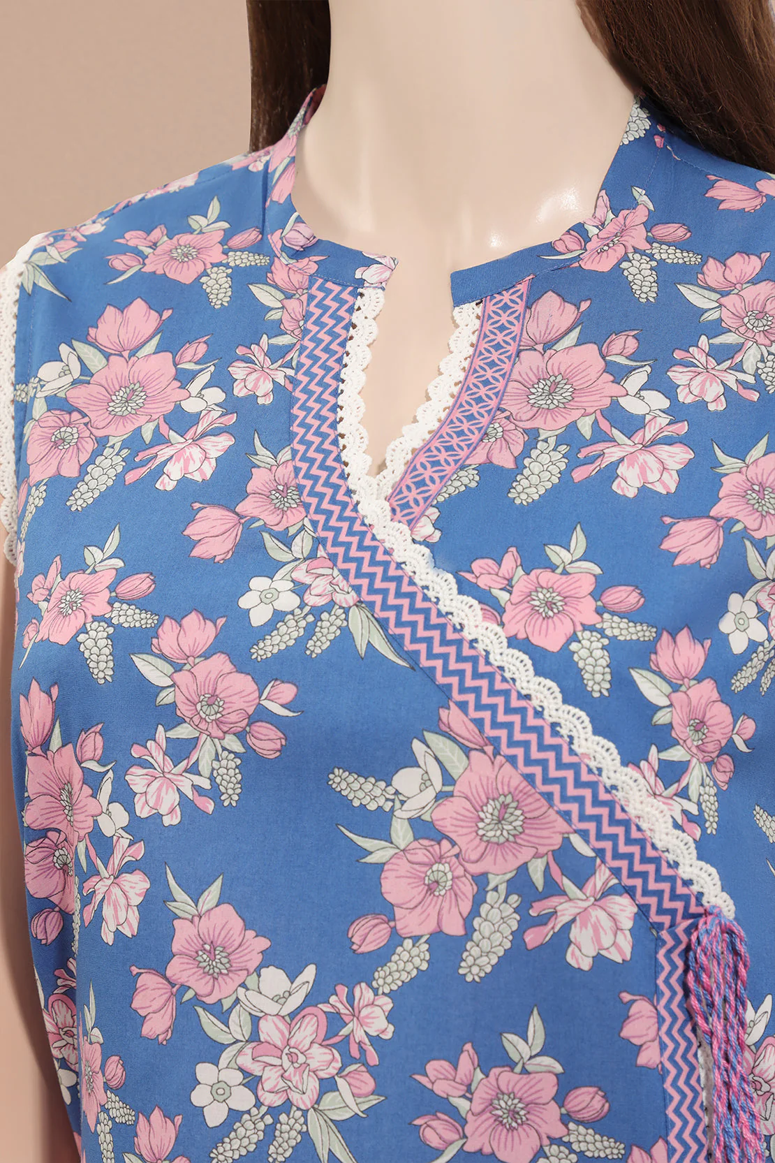 Unstitched Printed  Lawn Shirt - Image 2