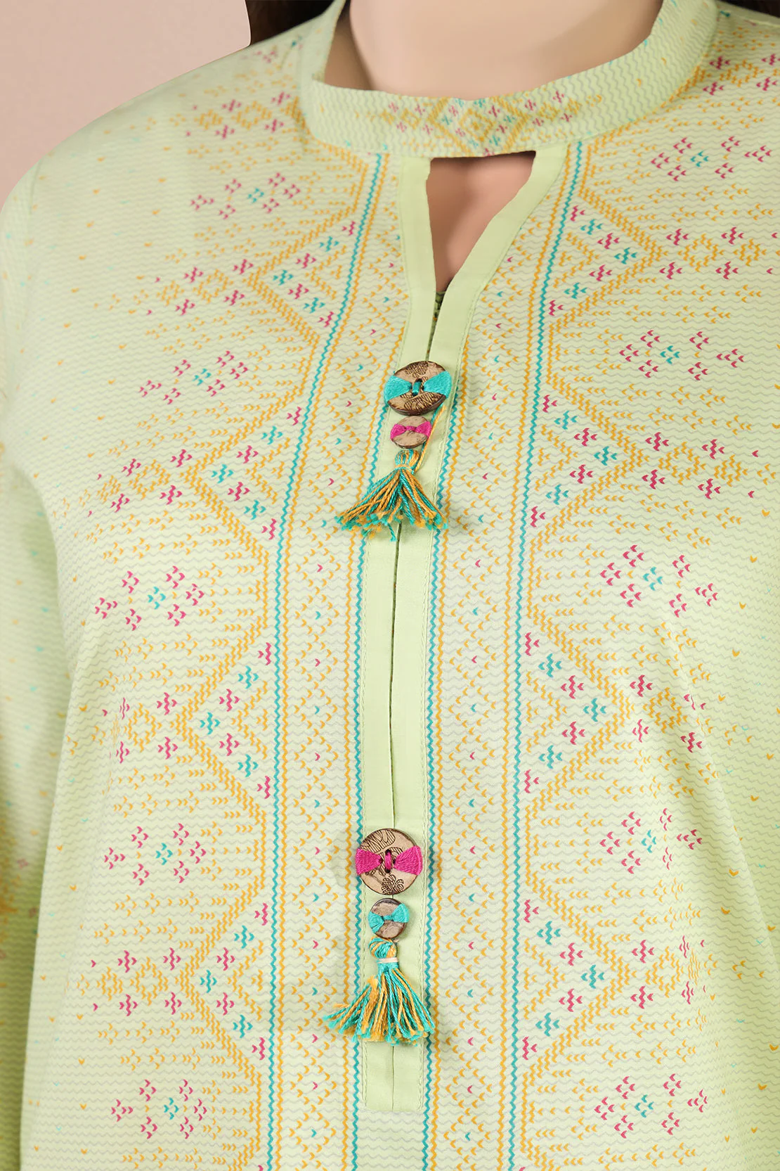 Unstitched Printed Lawn Shirt - Image 2