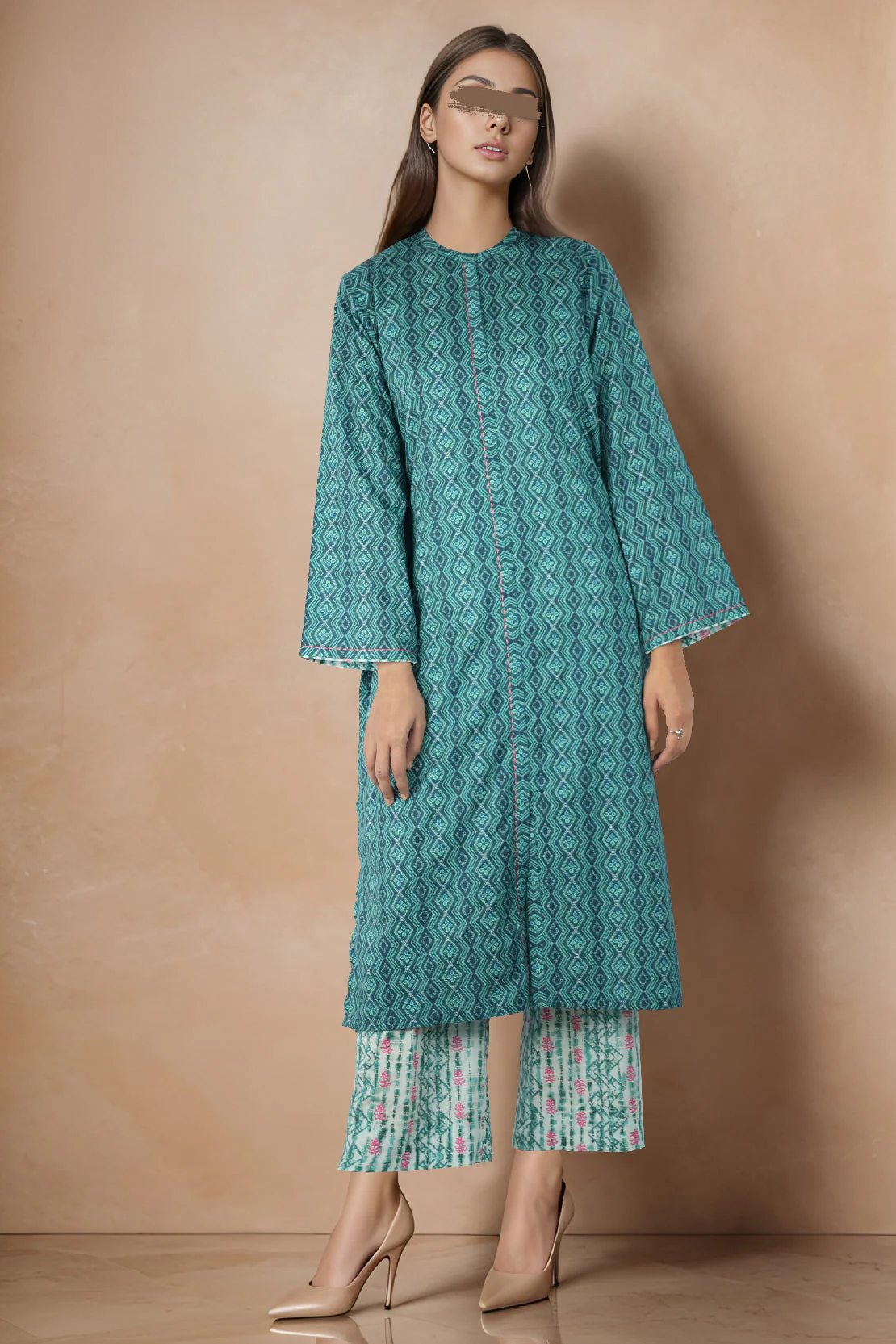 Unstitched Printed Lawn Shirt