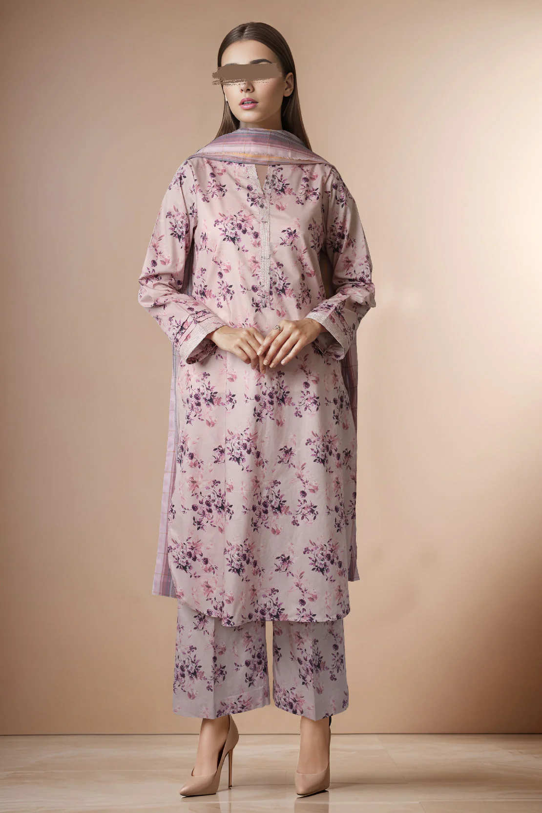Unstitched Printed Lawn Shirt