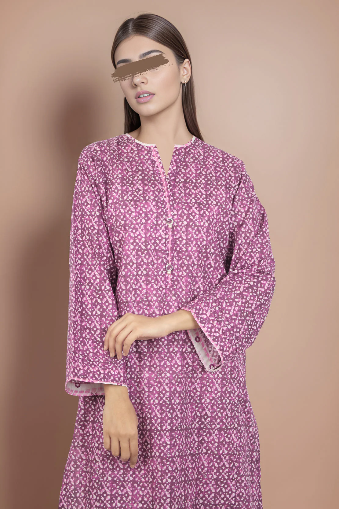 Unstitched Printed Lawn Shirt - Image 2
