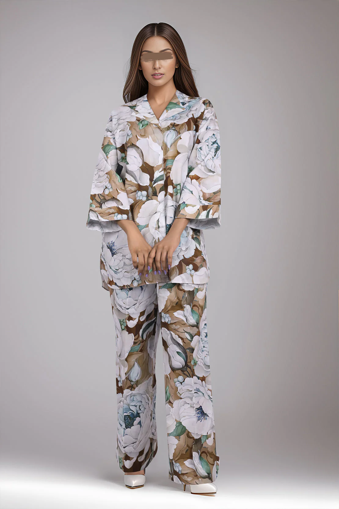 Unstitched Printed Lawn Shirt