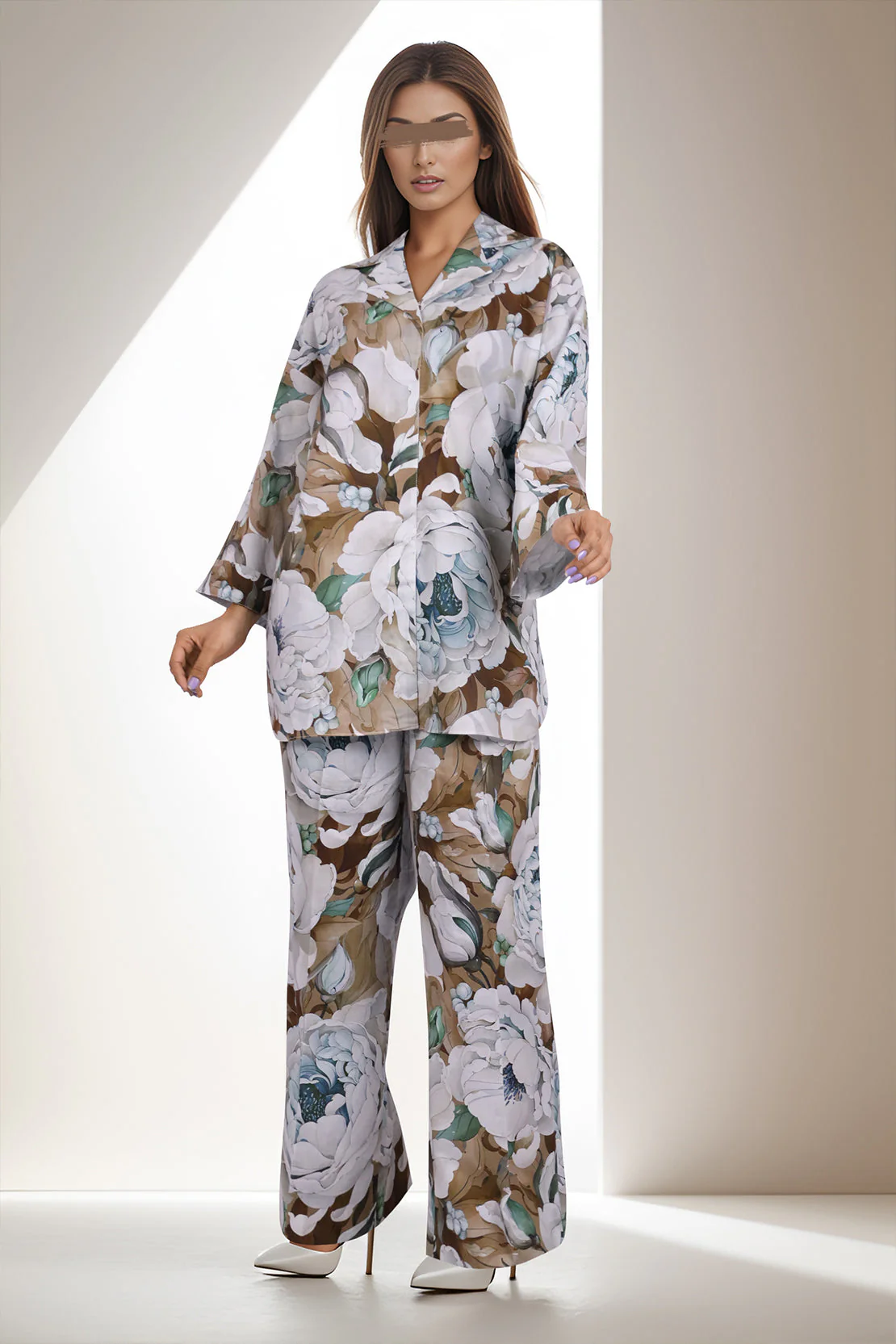 Unstitched Printed Lawn Shirt - Image 2