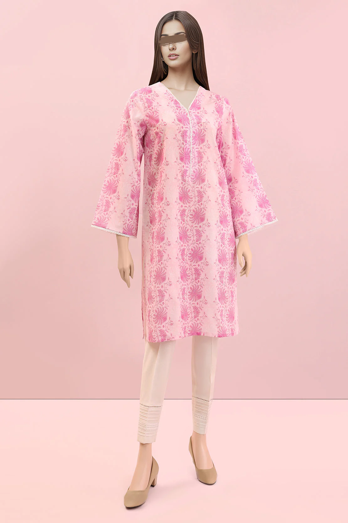 Unstitched Printed Lawn Shirt