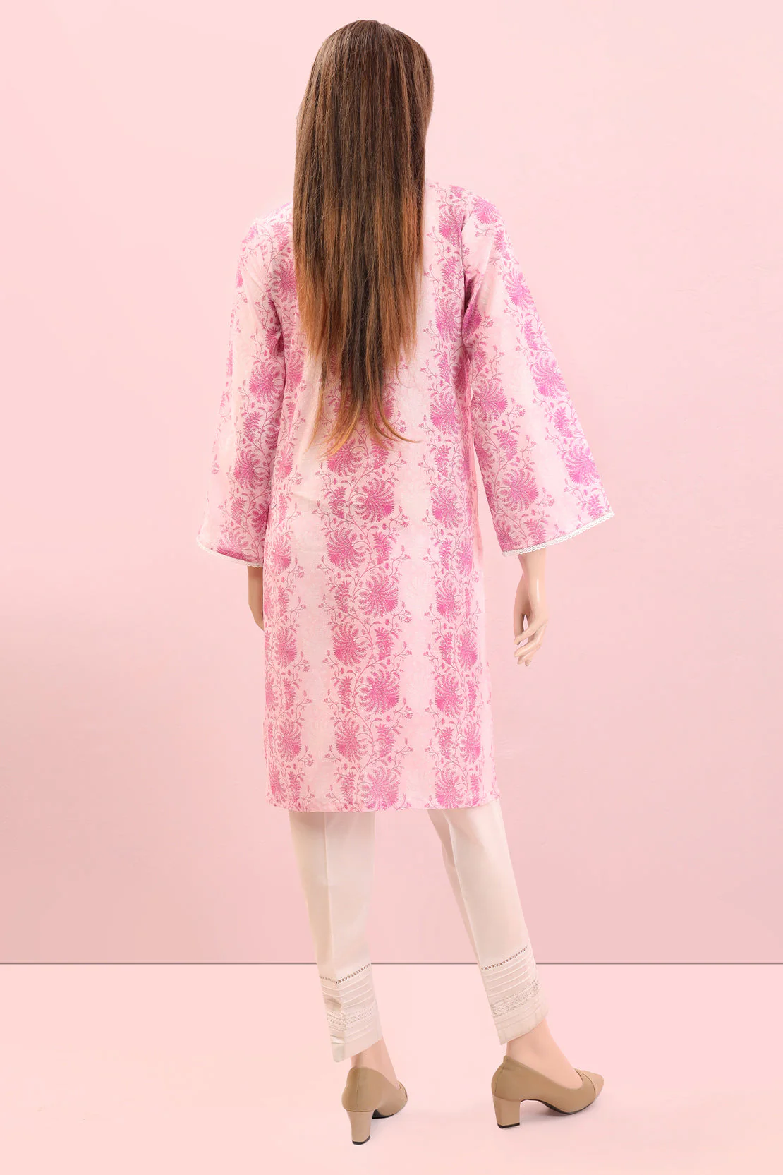 Unstitched Printed Lawn Shirt - Image 2