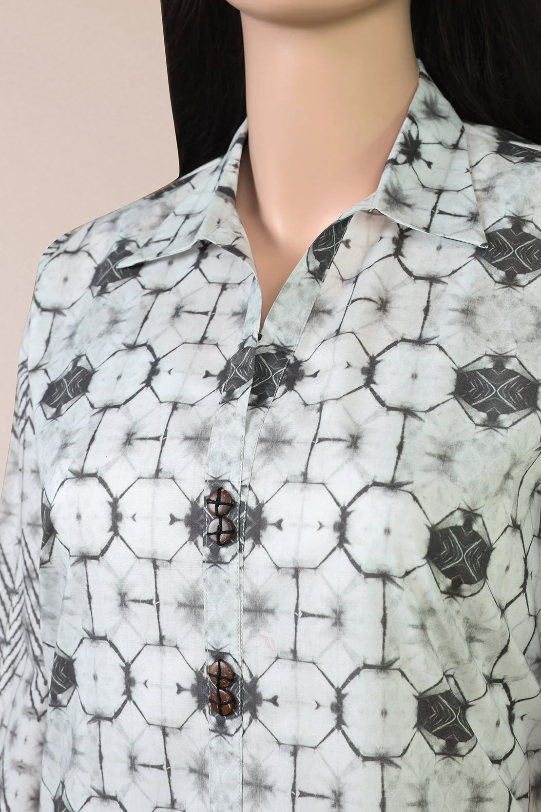 Unstitched Printed Lawn Shirt - Image 2