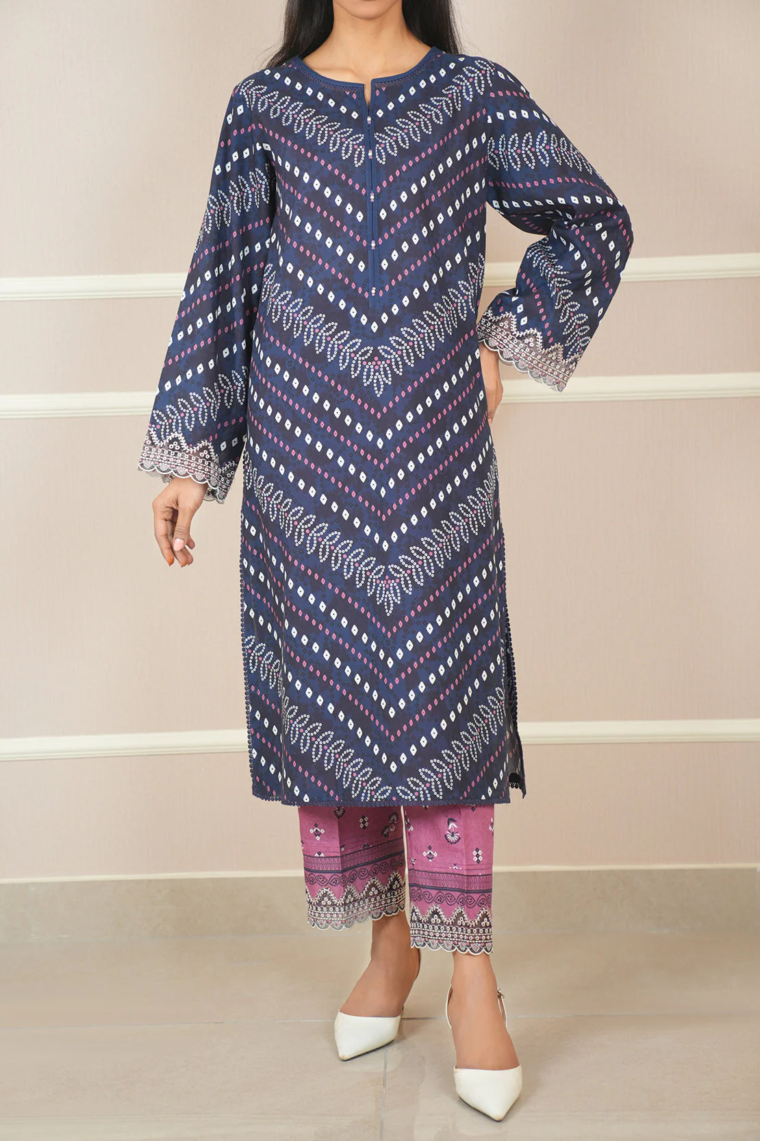 Unstitched Printed Lawn Shirt
