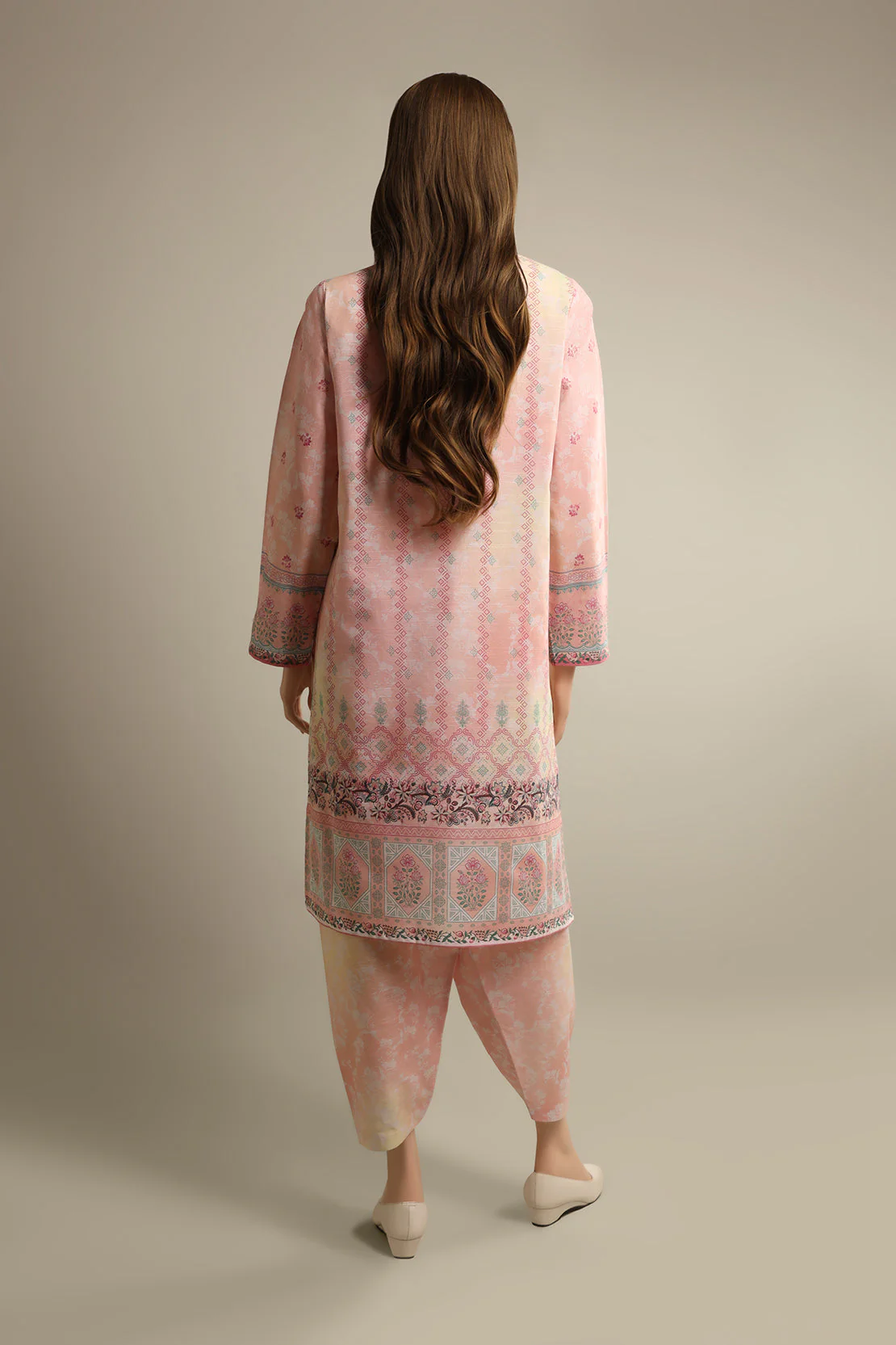 Unstitched Printed Linen 2 Piece (Shirt/Trouser) - Image 3