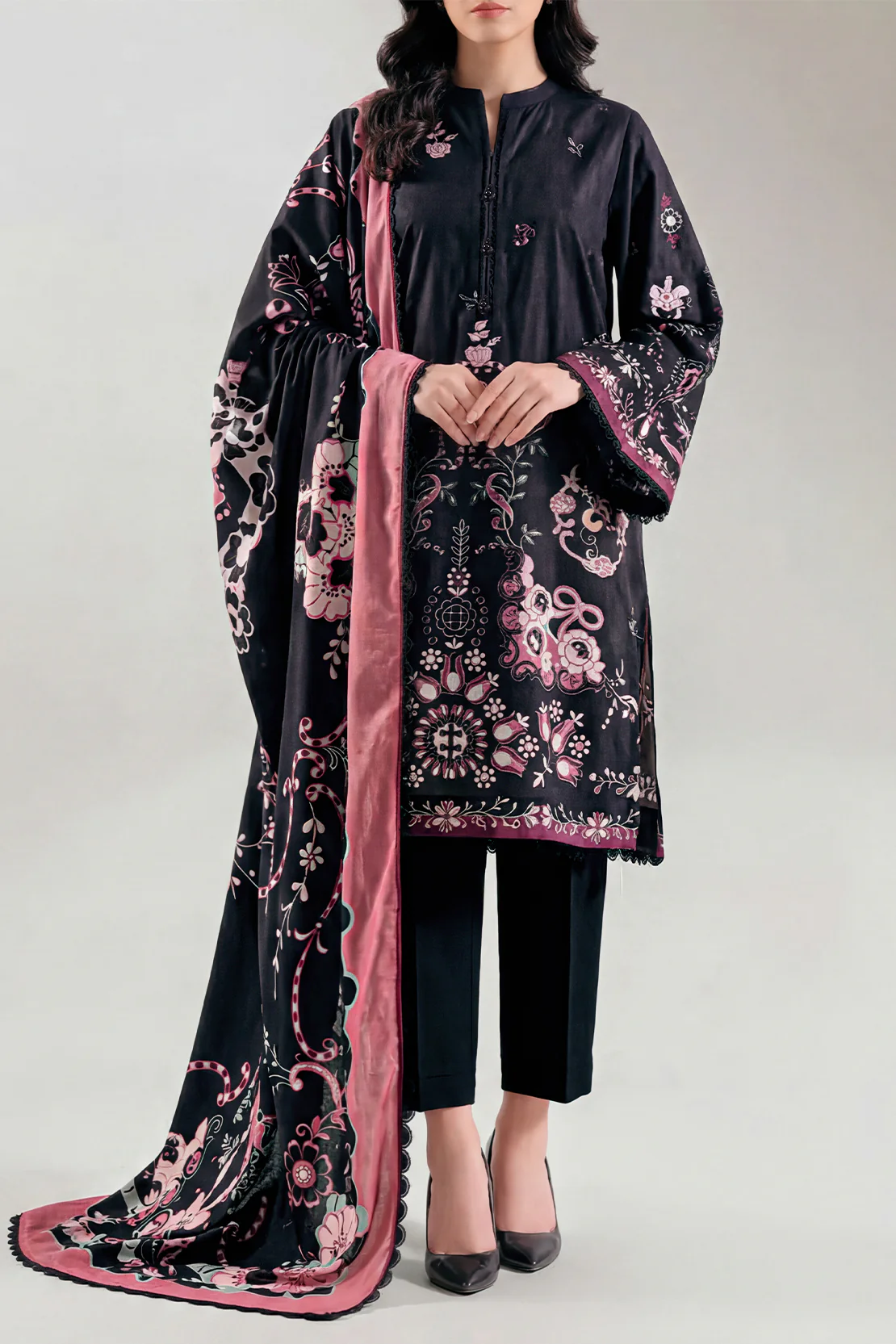 Unstitched Printed Linen 3 Piece