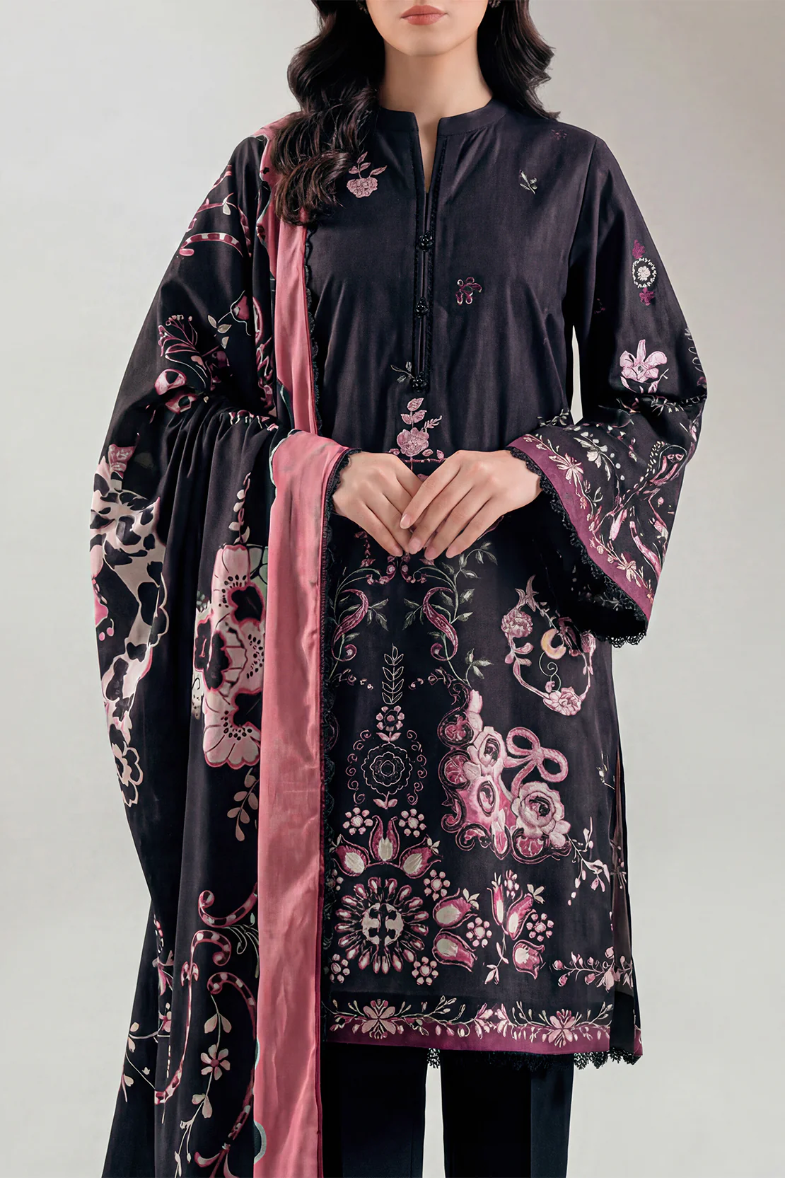 Unstitched Printed Linen 3 Piece - Image 3