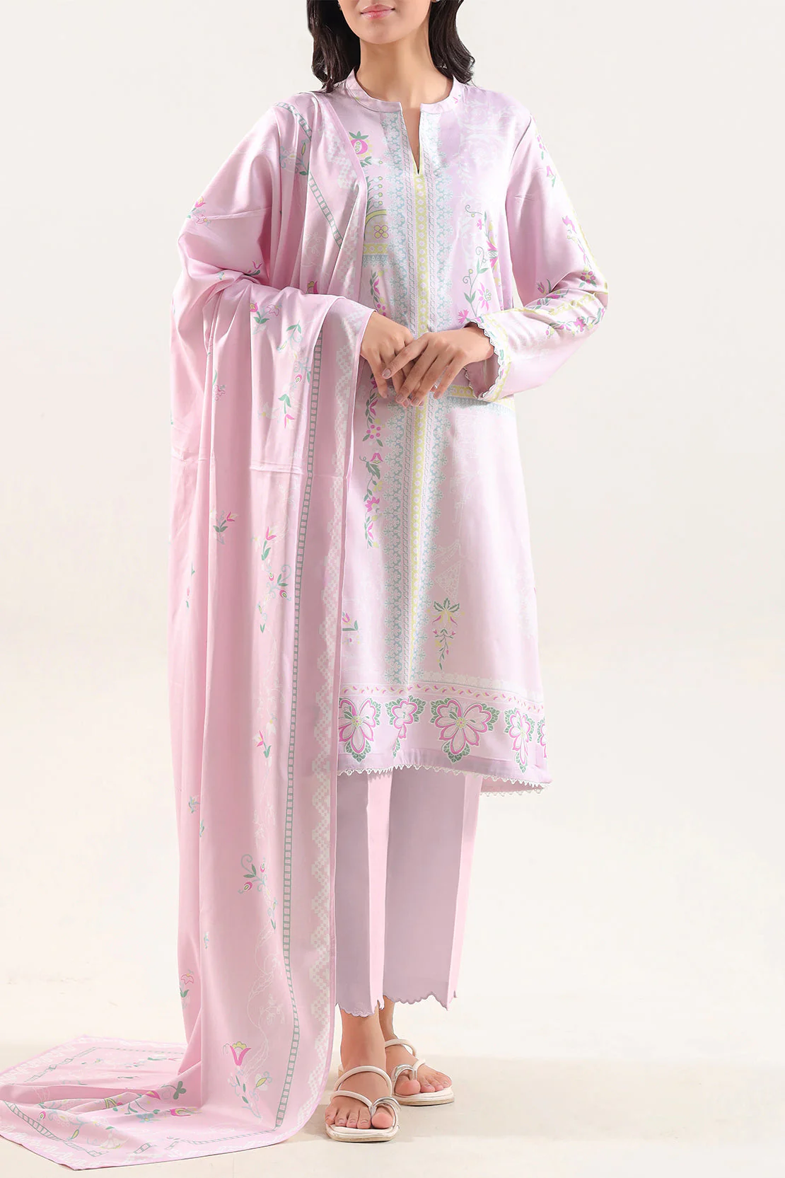 Unstitched Printed Linen 3 Piece