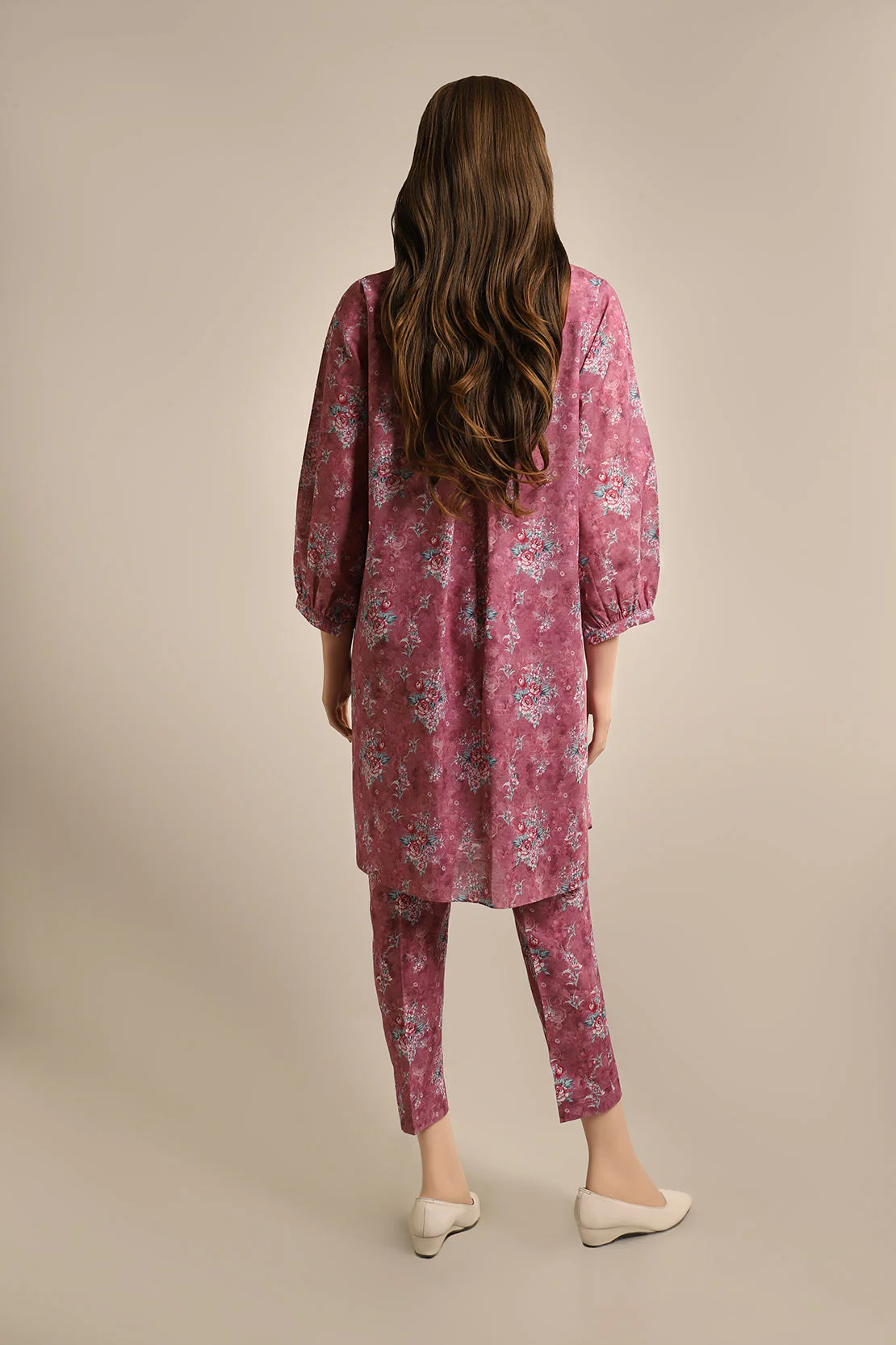 Unstitched Printed Linen Shirt - Image 3