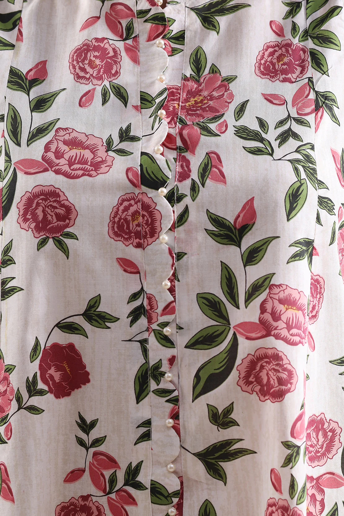 Unstitched Printed Self Strip Lawn 2 Piece (Shirt/Dupatta) - Image 4
