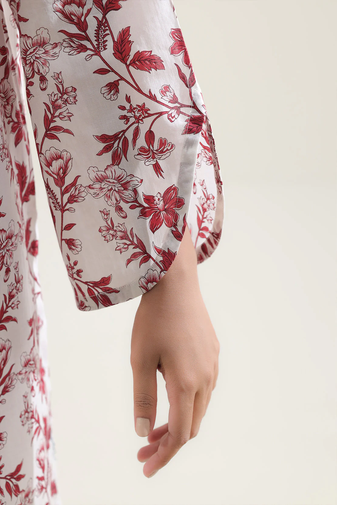 Unstitched Printed Self Strip Lawn 2 Piece (Shirt/Trouser) - Image 7