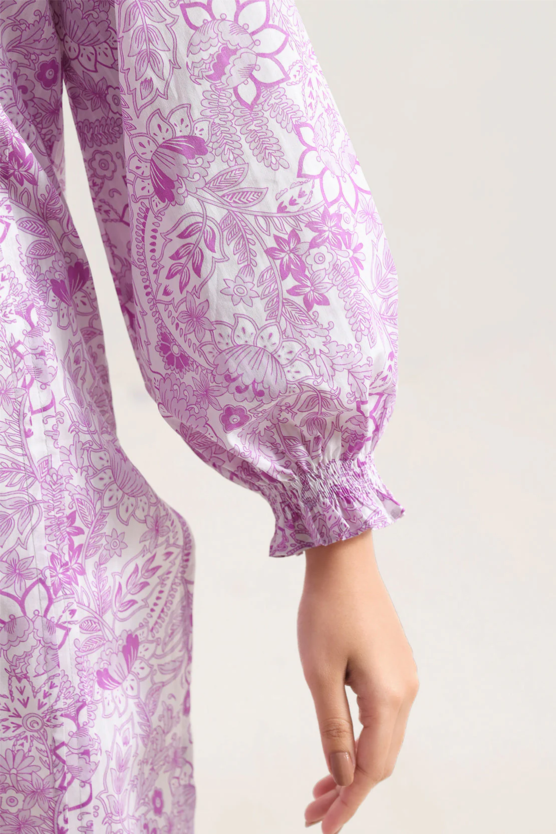Unstitched Printed Self Strip Lawn 3 Piece - Image 6