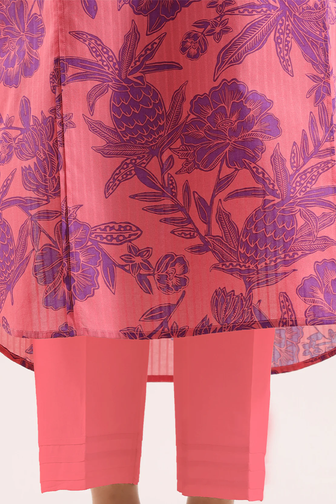 Unstitched Printed Self Strip Lawn 3 Piece - Image 6