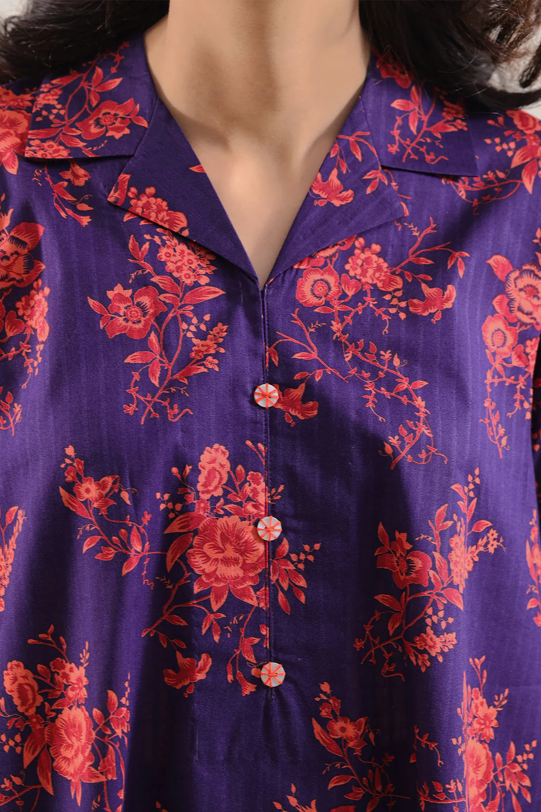 Unstitched Printed Strip Lawn 3 Piece - Image 4