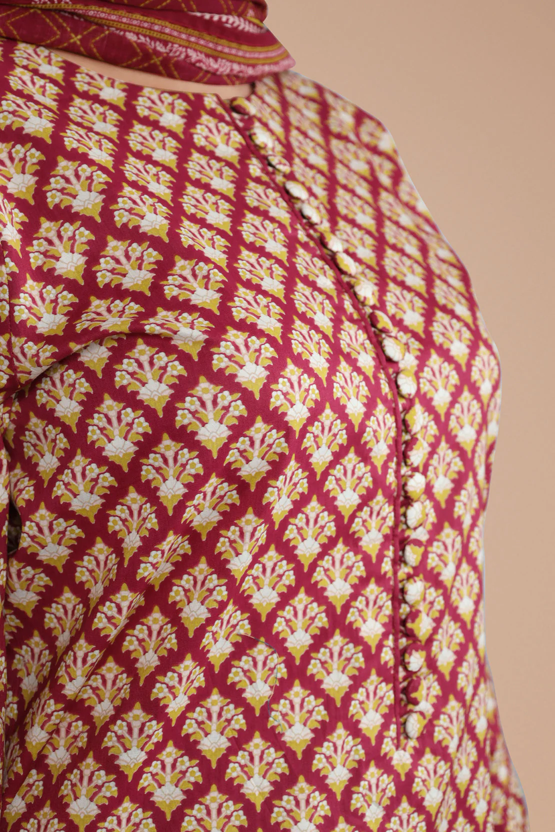 Unstitched Printed Viscose 2 Piece (Shirt/Dupatta) - Image 5