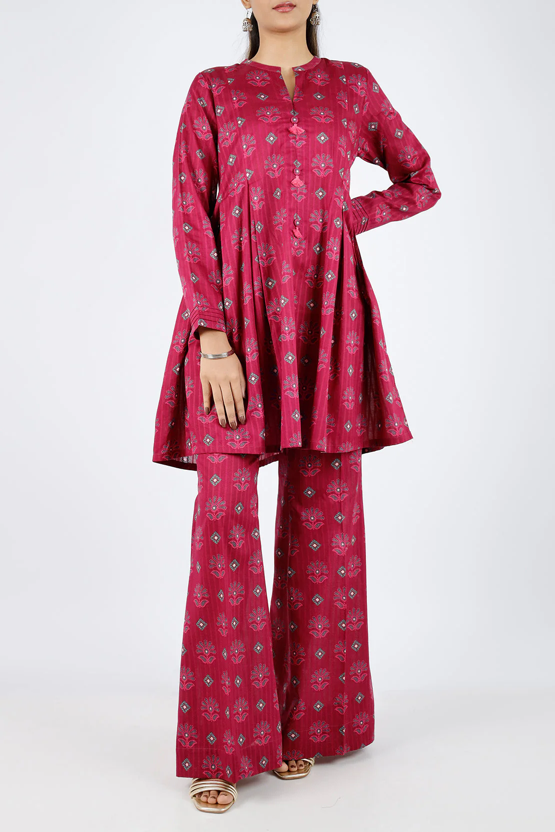 Unstitched Printed Viscose 2 Piece (Shirt/Trouser)