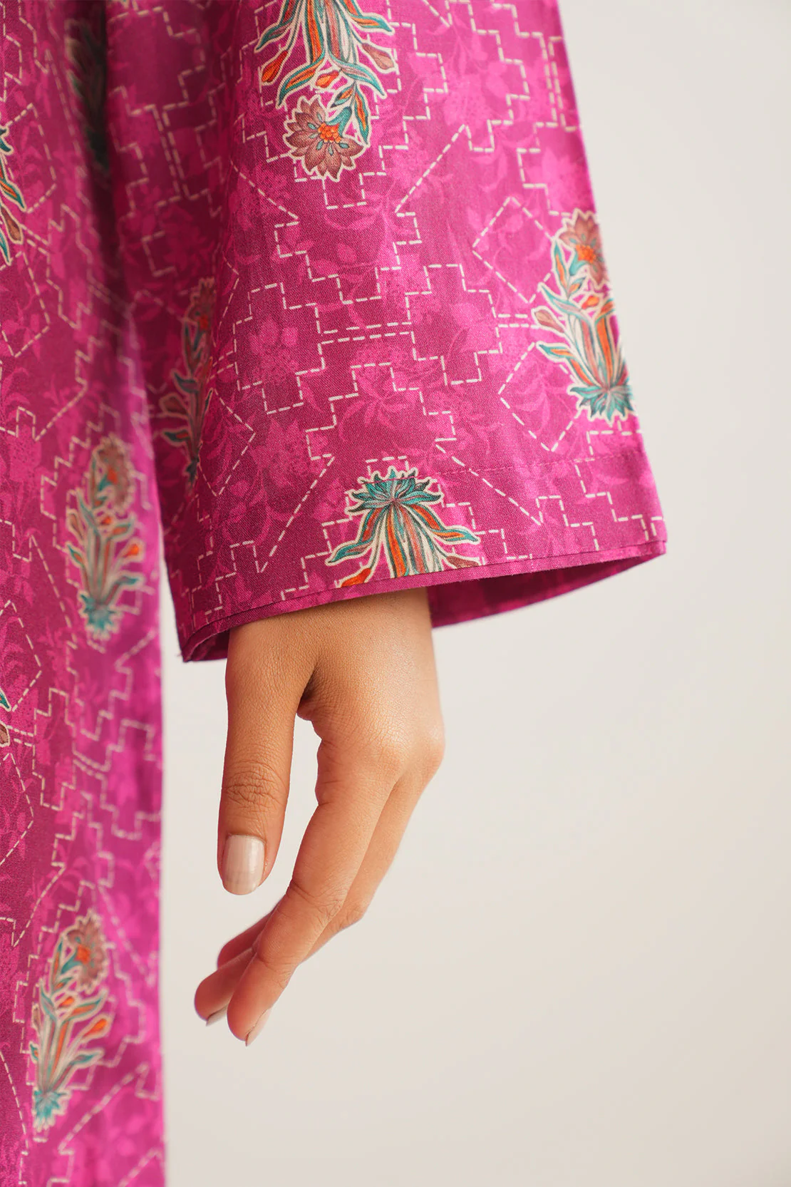 Unstitched Printed Viscose 2 Piece (Shirt Trouser) - Image 6