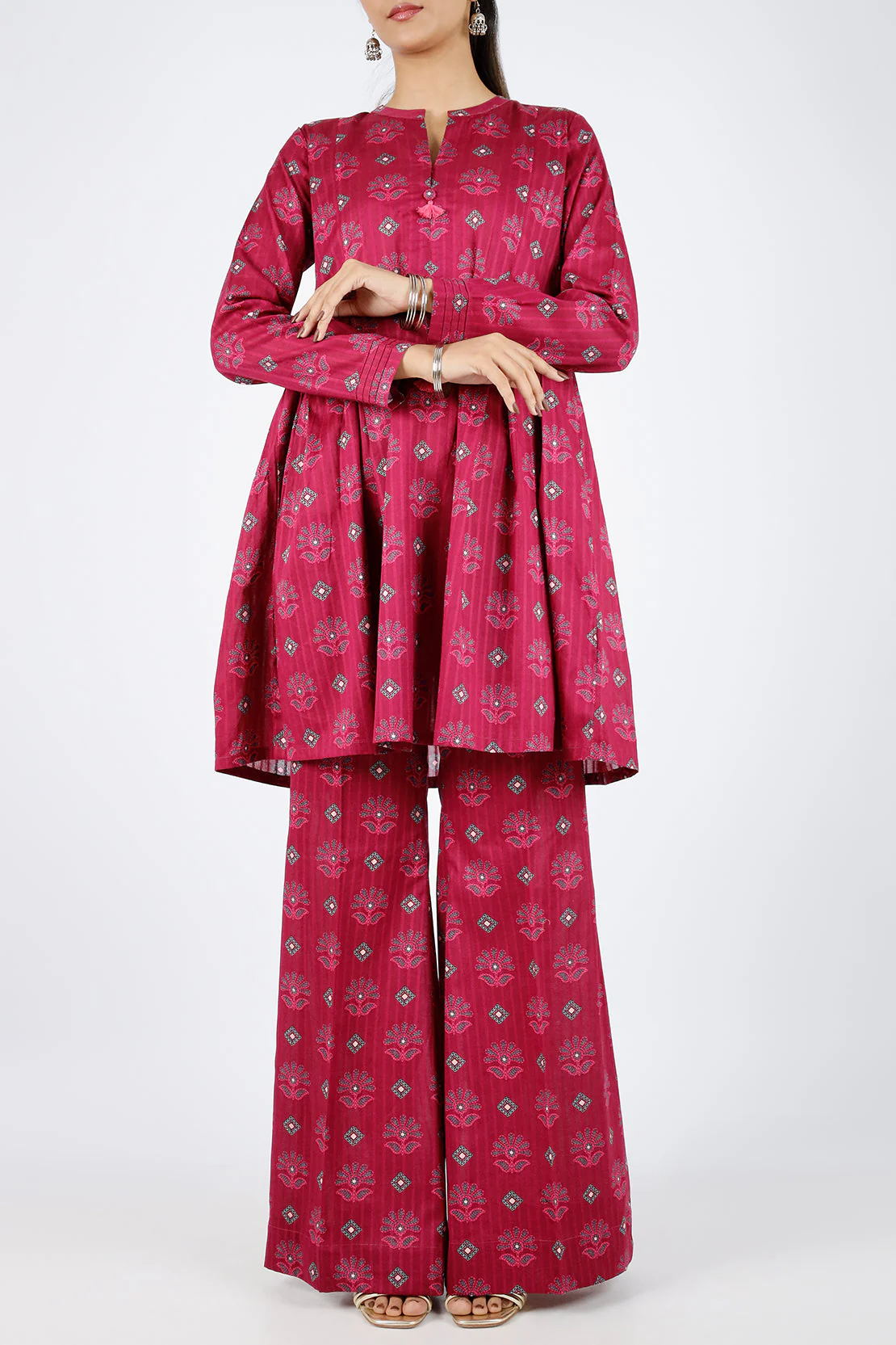 Unstitched Printed Viscose 2 Piece (Shirt/Trouser) - Image 2