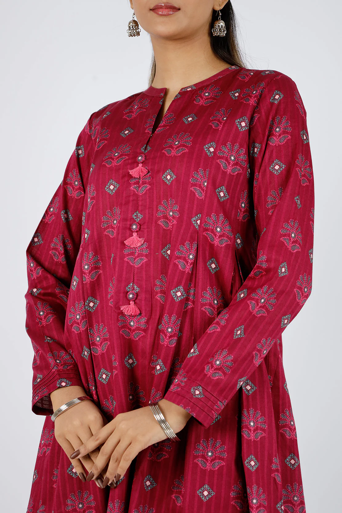 Unstitched Printed Viscose 2 Piece (Shirt/Trouser) - Image 3