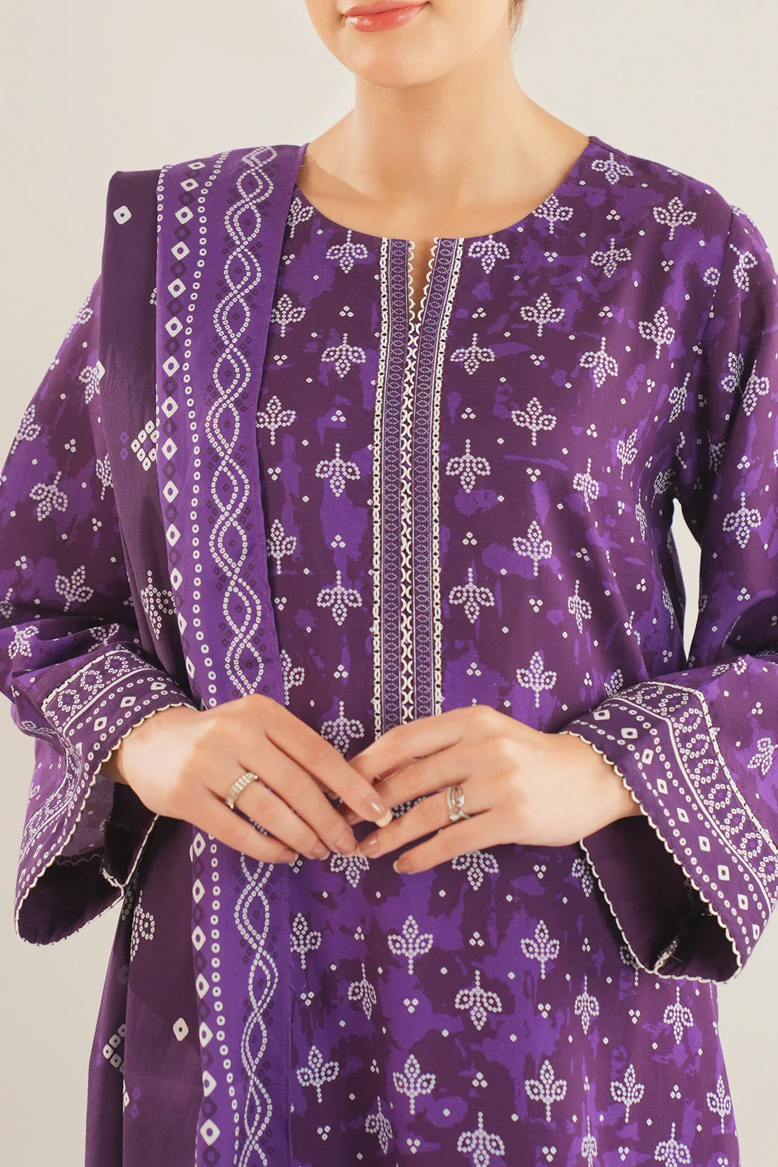 Unstitched Printed Viscose 2 Piece (Shirt/Trouser)