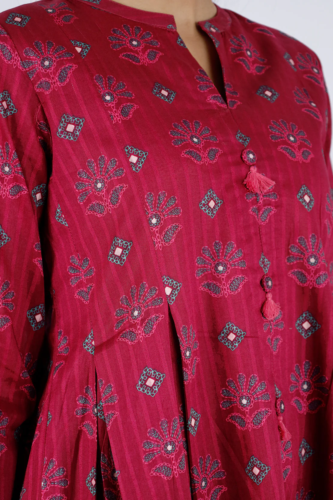 Unstitched Printed Viscose 2 Piece (Shirt/Trouser) - Image 4
