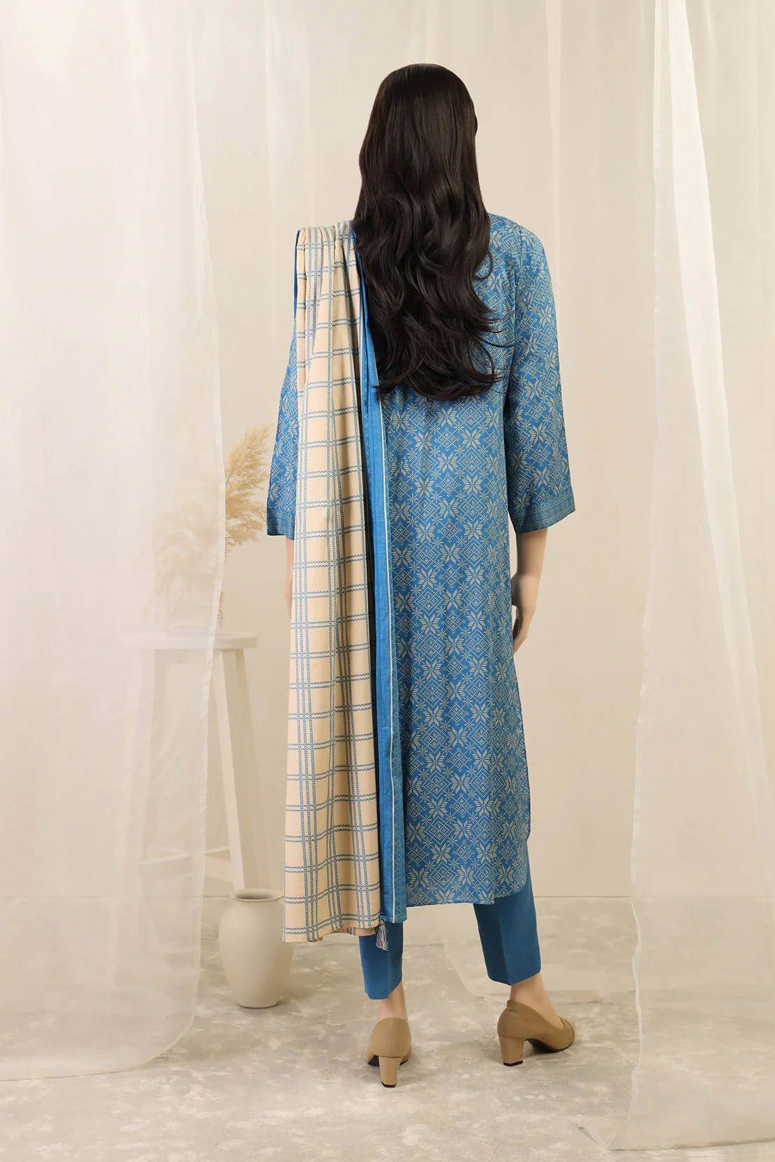 Unstitched Printed Viscose Shirt - Image 2