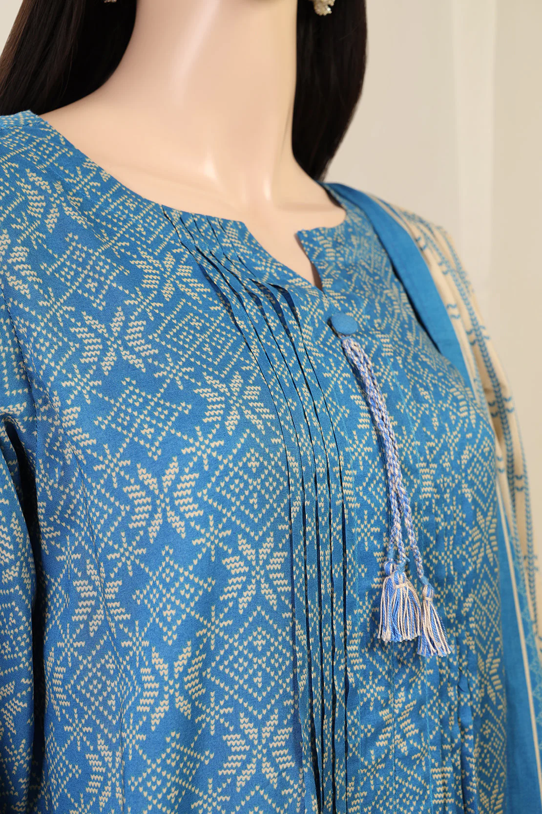 Unstitched Printed Viscose Shirt - Image 3