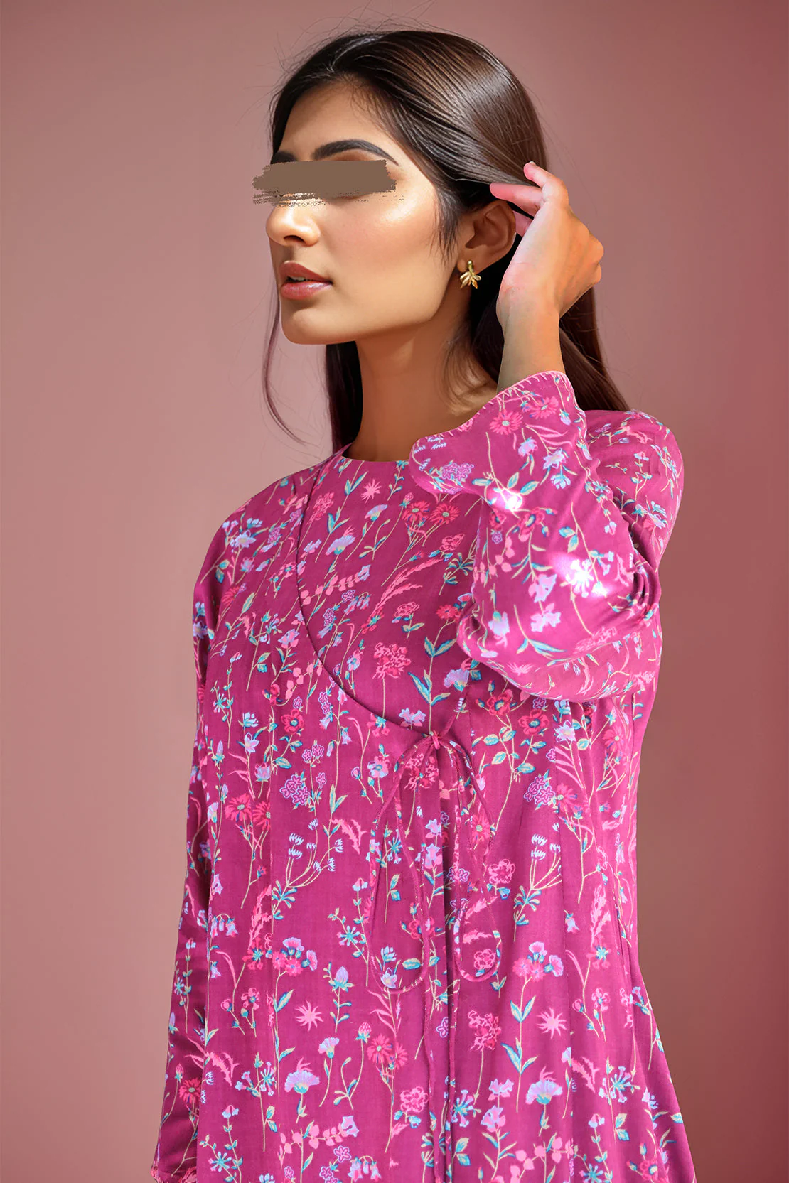 Unstitched Printed Viscose Twill 2 Piece (Shirt/Trouser) - Image 2