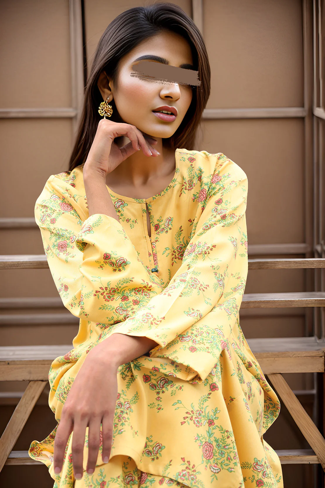 Unstitched Printed Viscose Twill 2 Piece (Shirt/Trouser) - Image 2