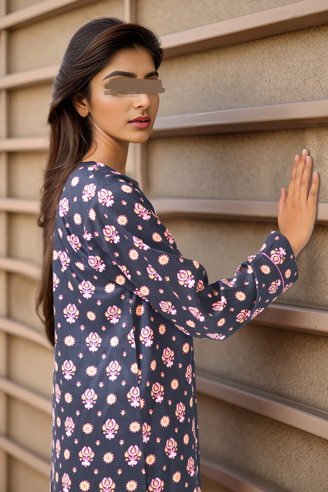 Unstitched Printed Viscose Twill 2 Piece (Shirt/Trouser) - Image 2