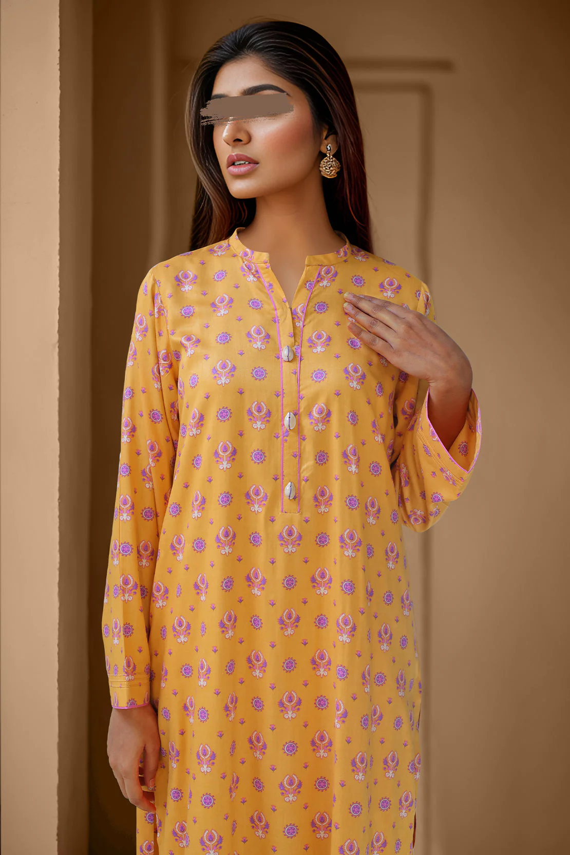 Unstitched Printed Viscose Twill 2 Piece (Shirt/Trouser) - Image 2