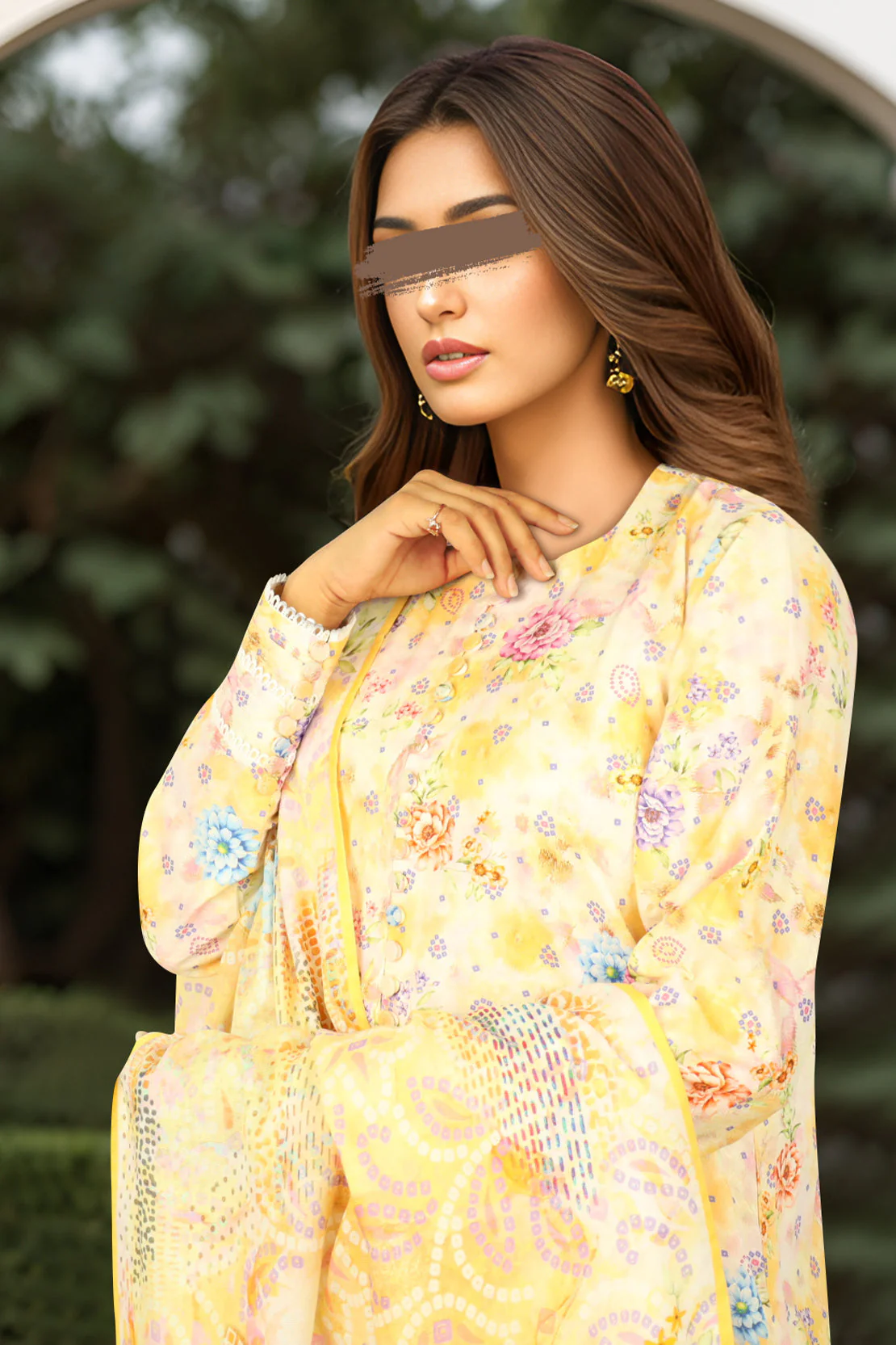 Unstitched Self Jacquard 3 Piece - Image 2