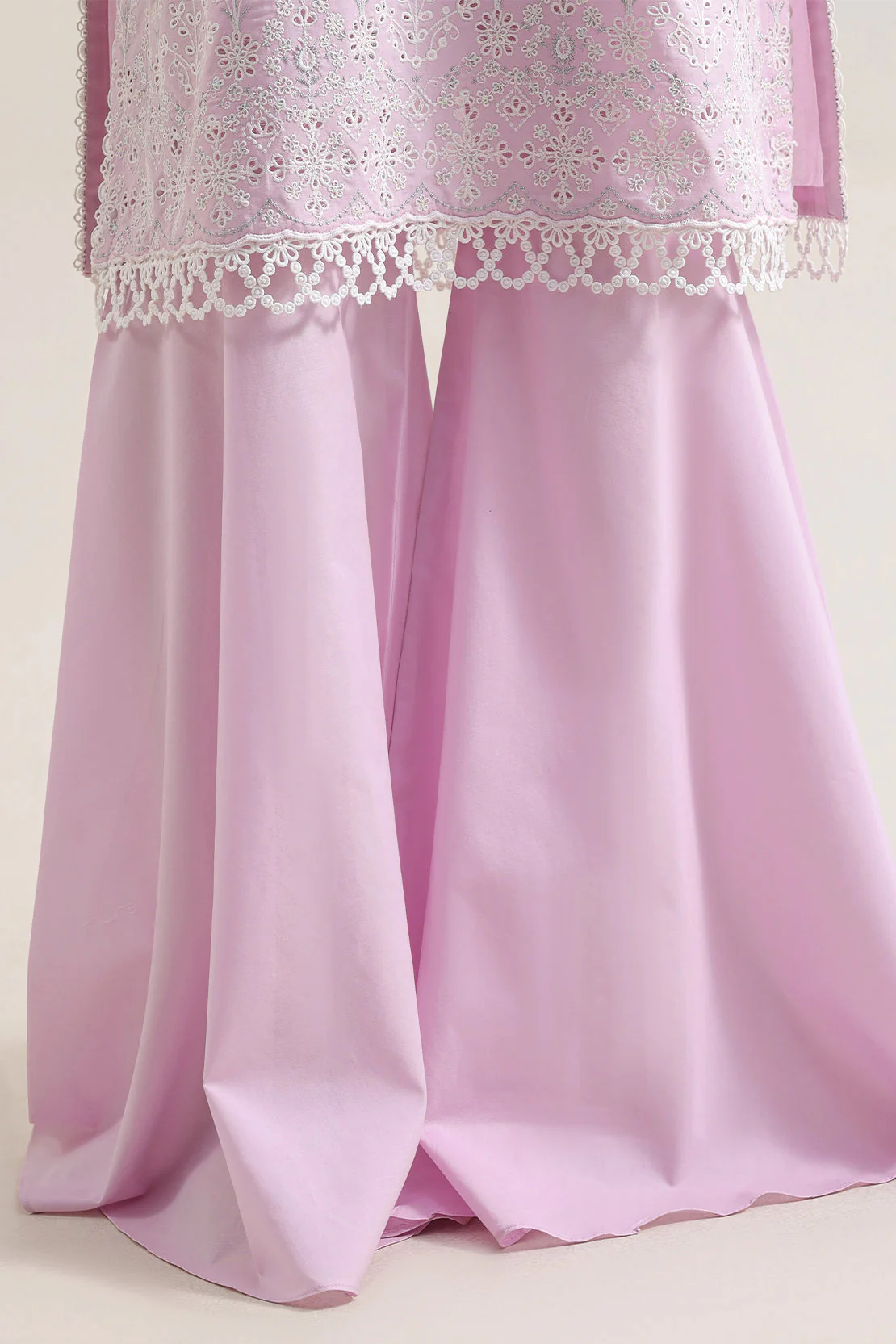 Unstitched Solid Embroidered Cambric 3 Piece - Image 5