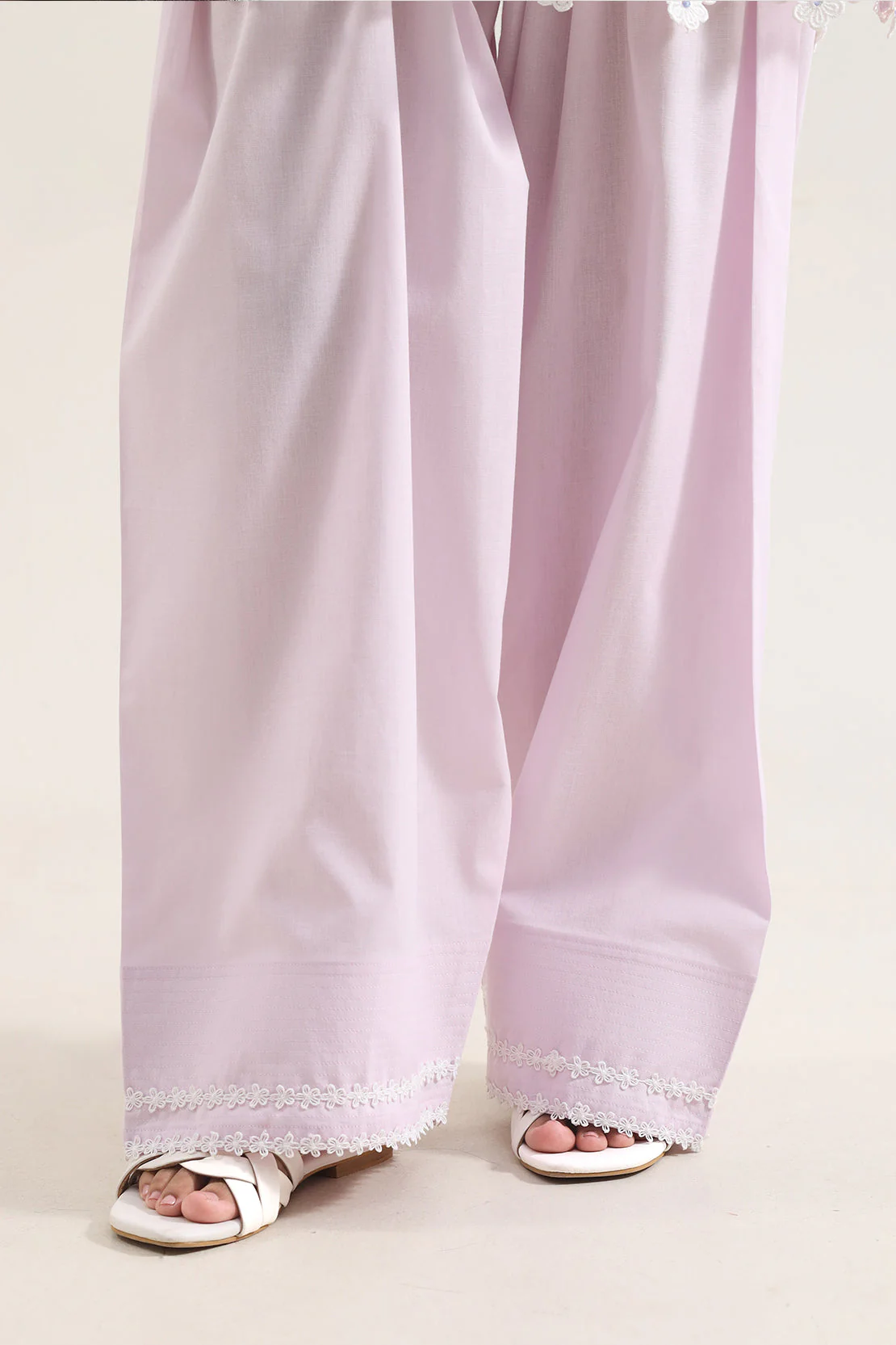 Unstitched Solid Embroidered Cambric 3 Piece - Image 5
