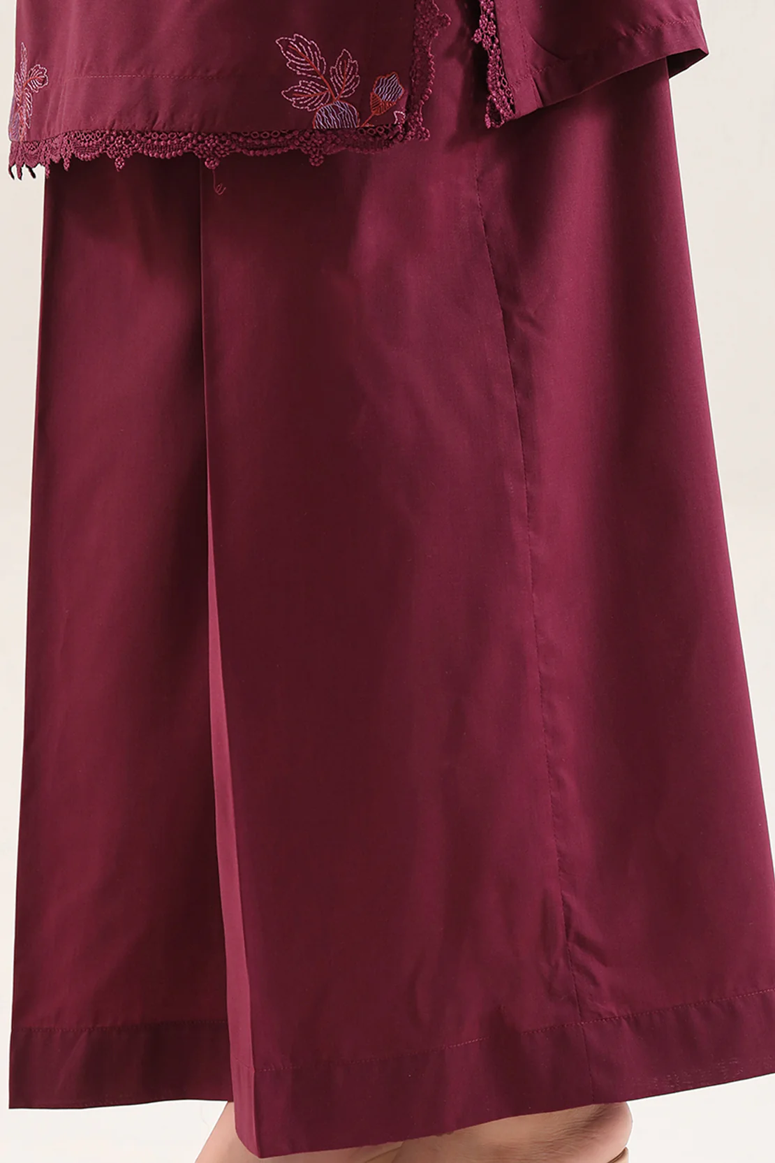 Unstitched Solid Embroidered Wash N Wear 3 Piece - Image 5
