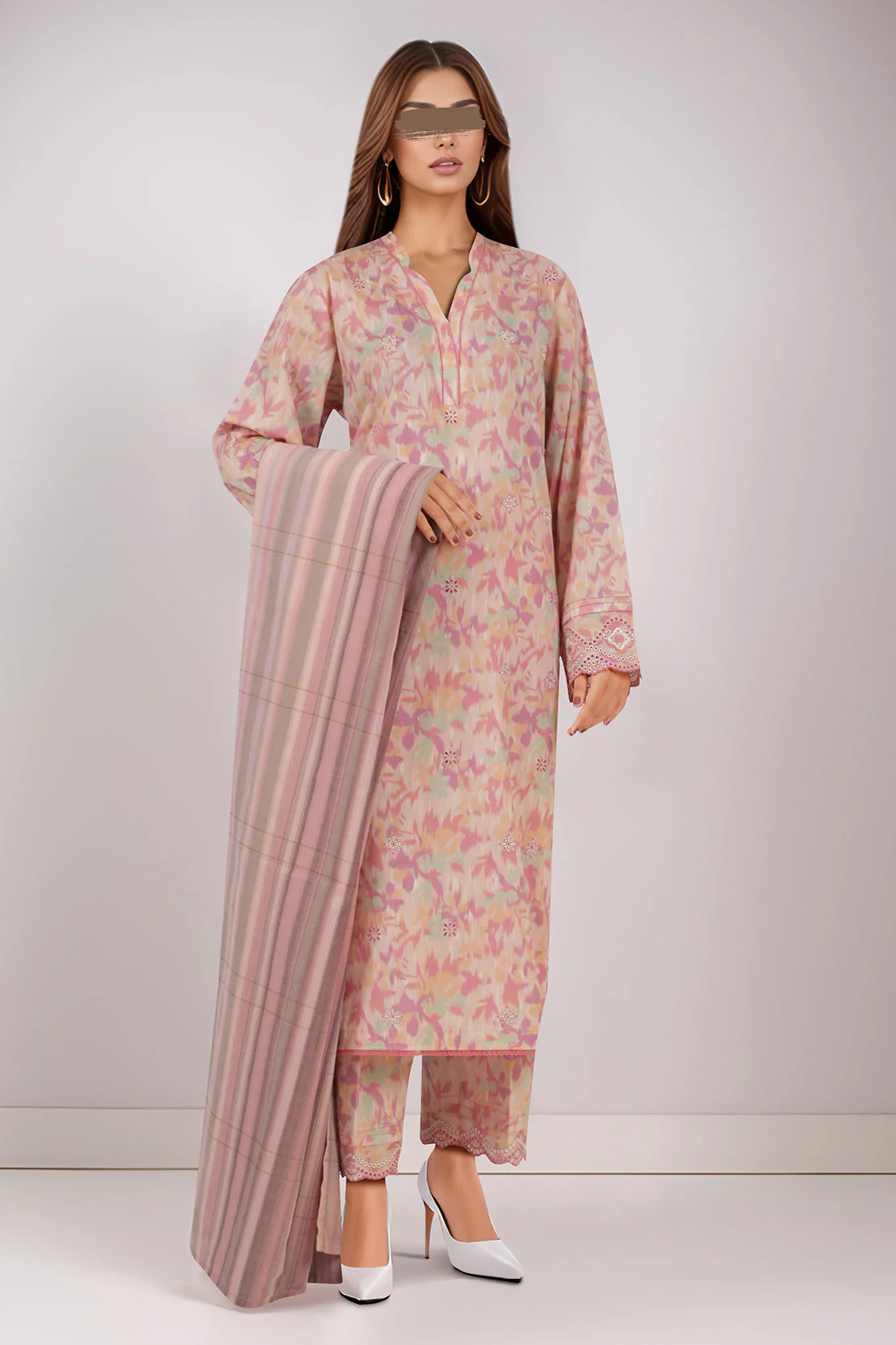 Zari Strip Dupatta - Image 3