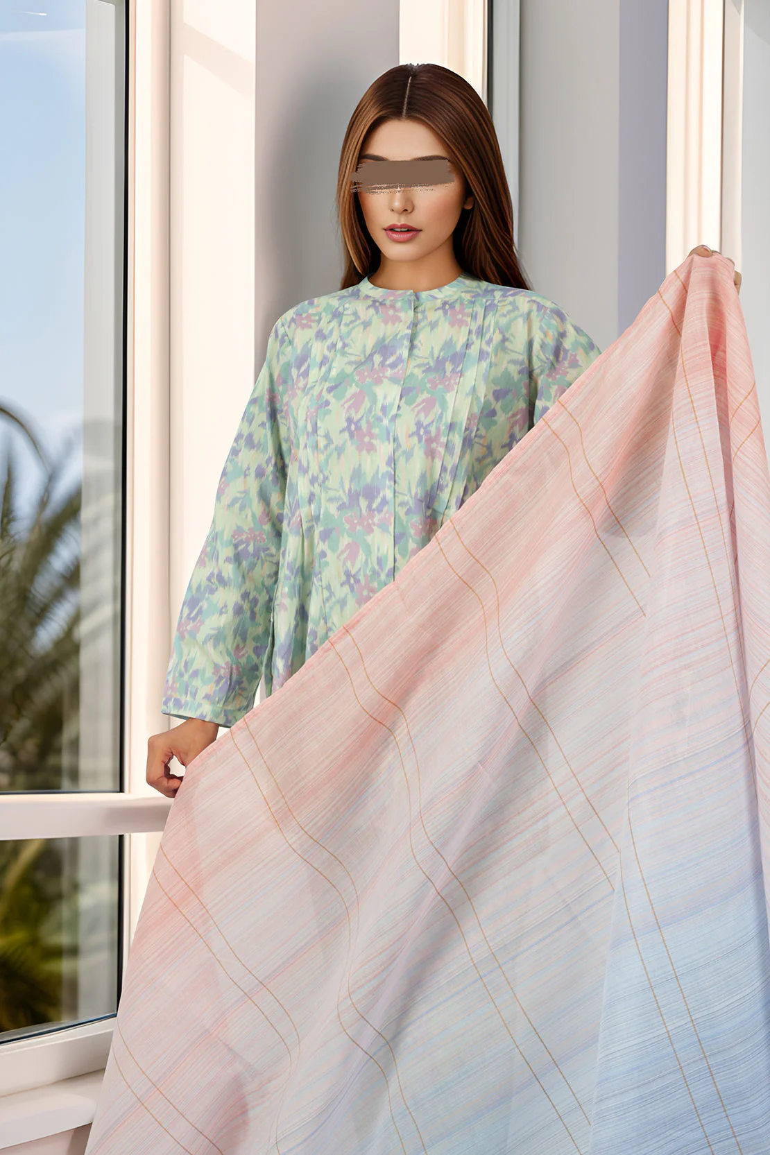 Zari Strip Dupatta - Image 3