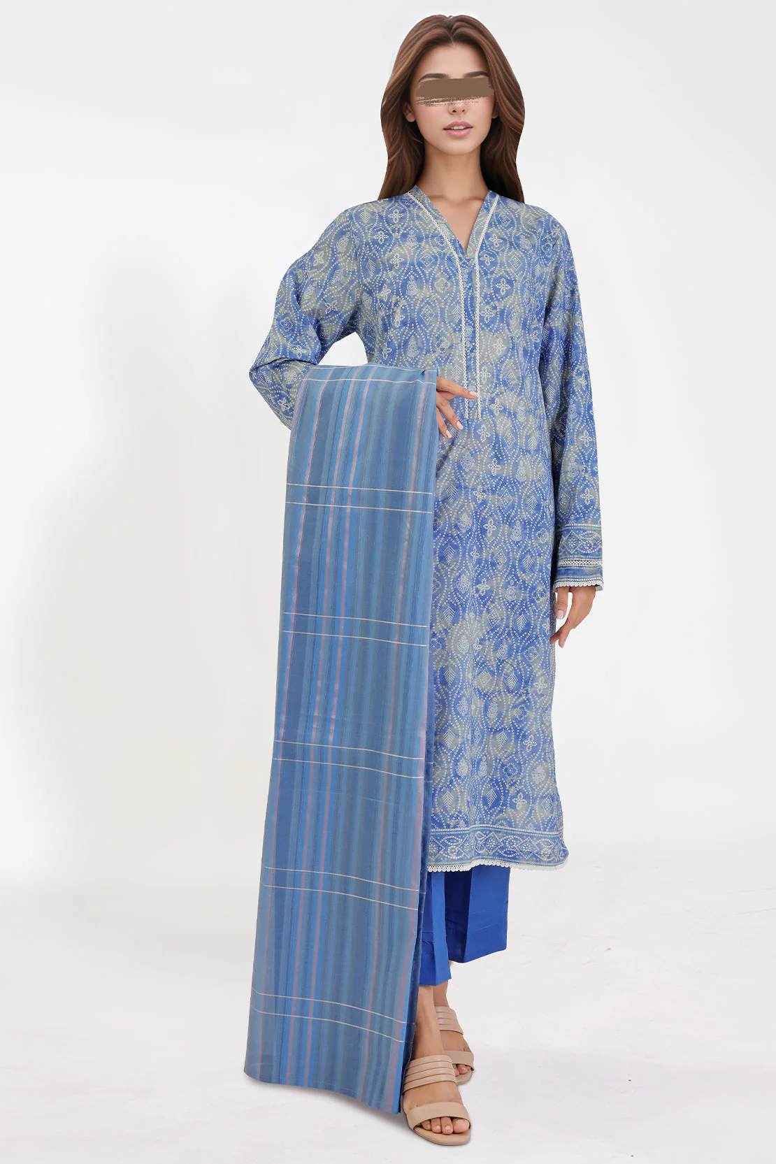 Zari Strip Dupatta