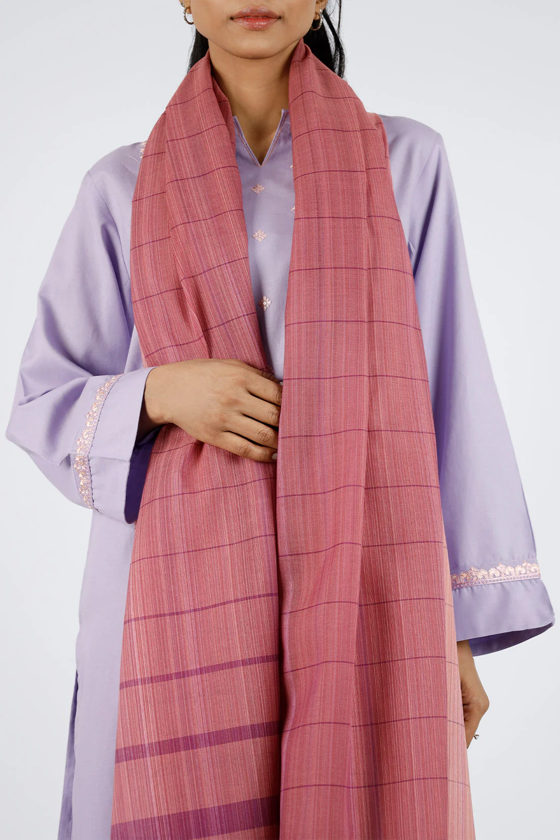 Zari Strip Dupatta - Image 3