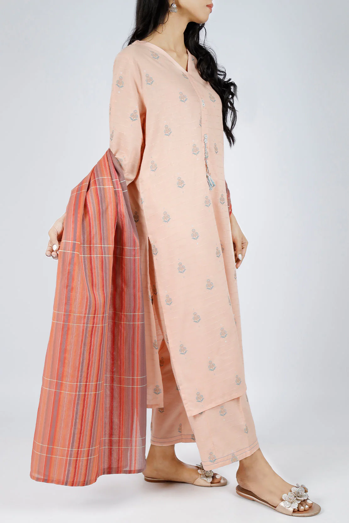 Zari Strip Dupatta - Image 3